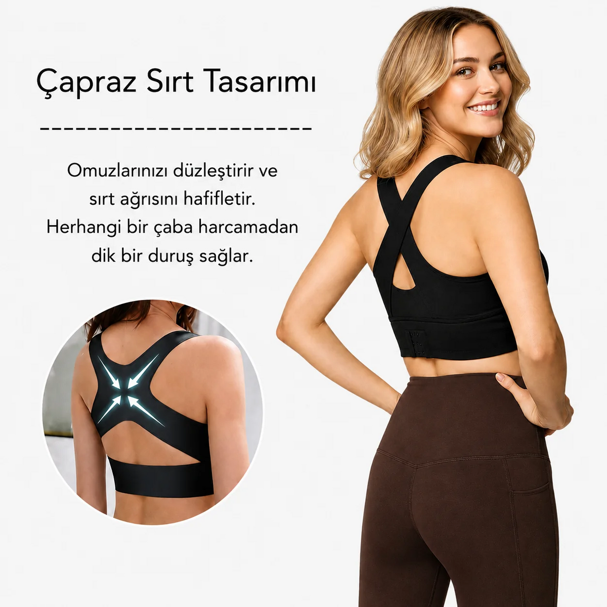 Dik Duruş Destekli Toparlayıcı Sütyen