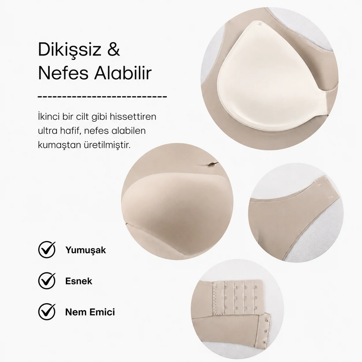 Dik Duruş Destekli Toparlayıcı Sütyen